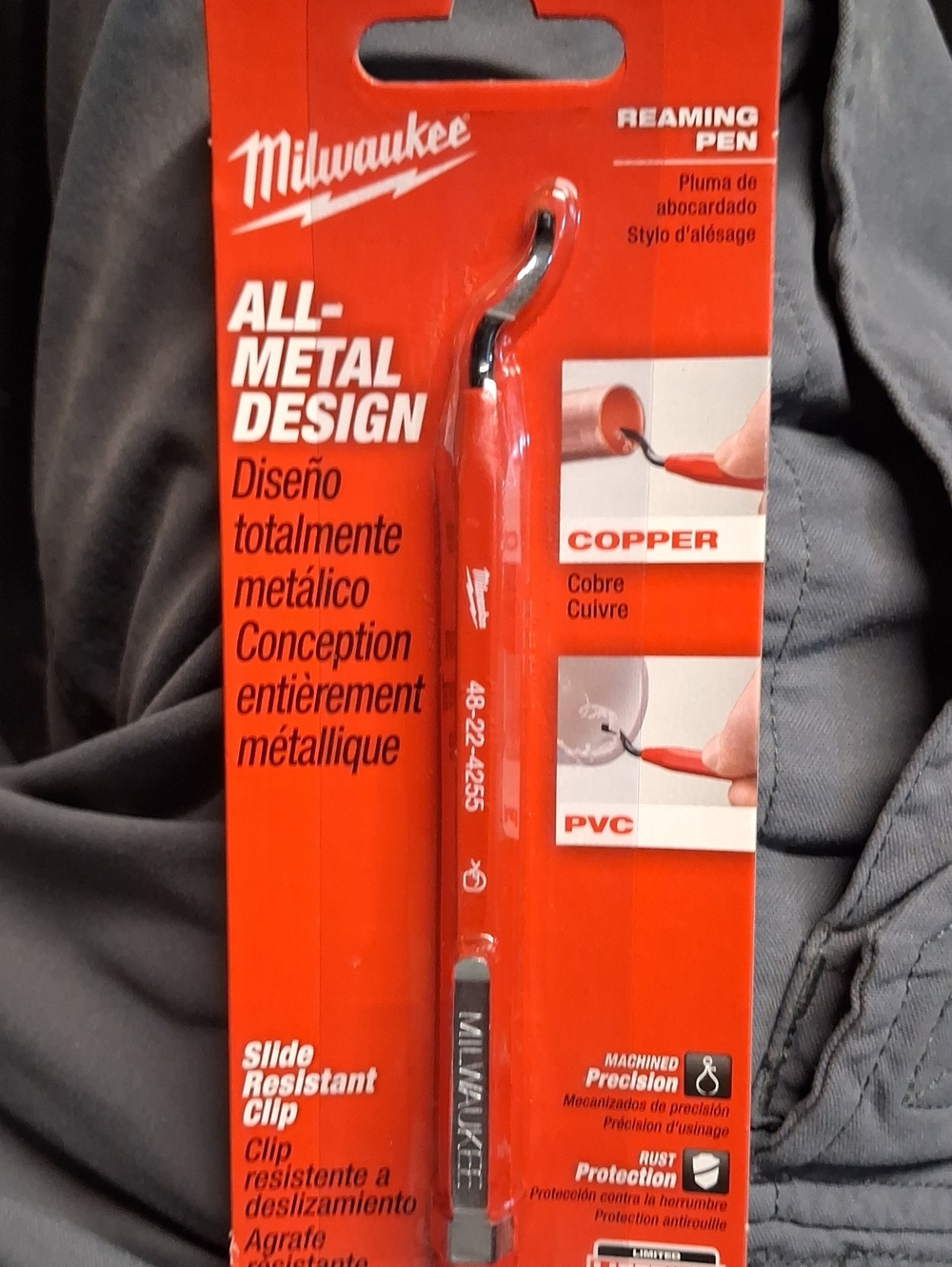 Milwalkee Red All-Metal Reaming Pen